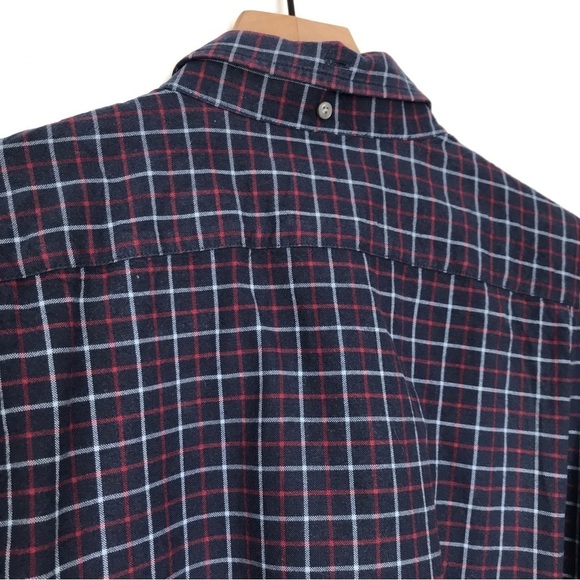 LACOSTE Plaid Checkered Button Up 42 / L - Picture 7 of 15